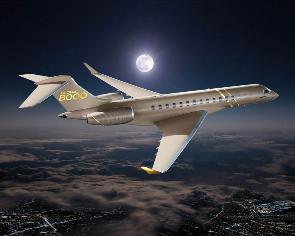 Bombardier Global 8000 - world's fastest private jet
