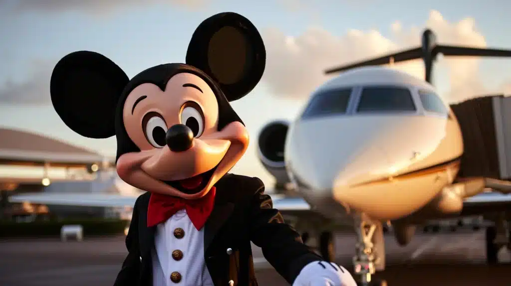 Disney Private Jet