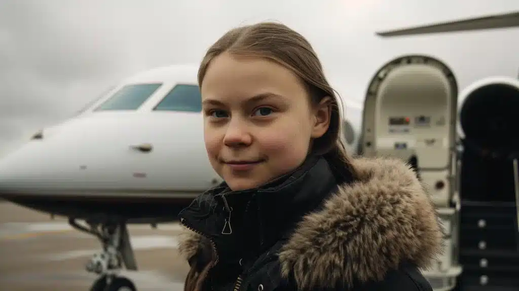Greta Thunberg Private Jet