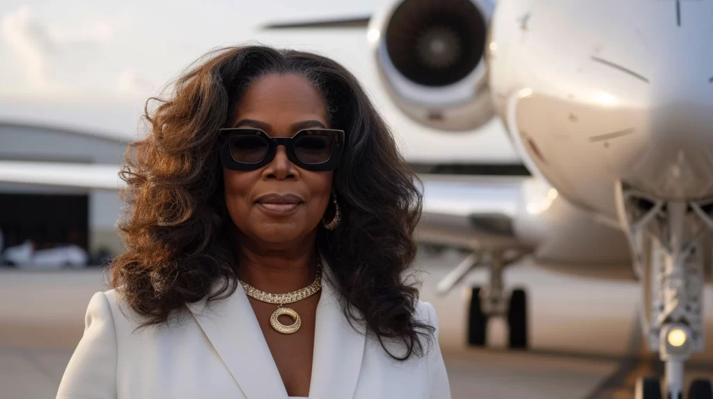 Oprah Private Jet